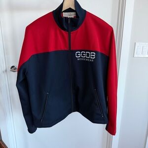 Red and Black Golden Goose GGDB Workwear Jacket